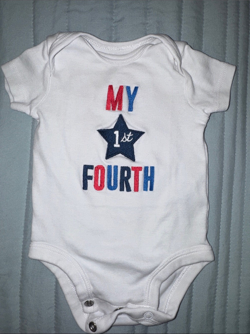My First Fourth NB Onesie